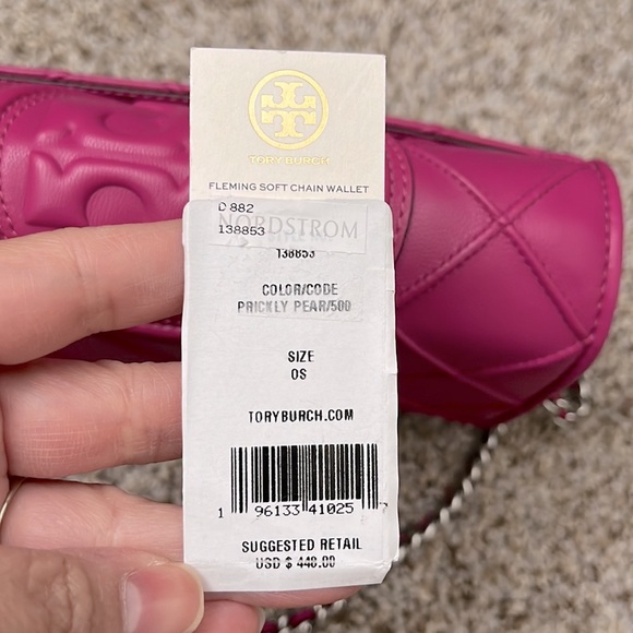 NEW Tory Burch Fleming Soft Chain Braided Crossbody Bag - Picture 11 of 14